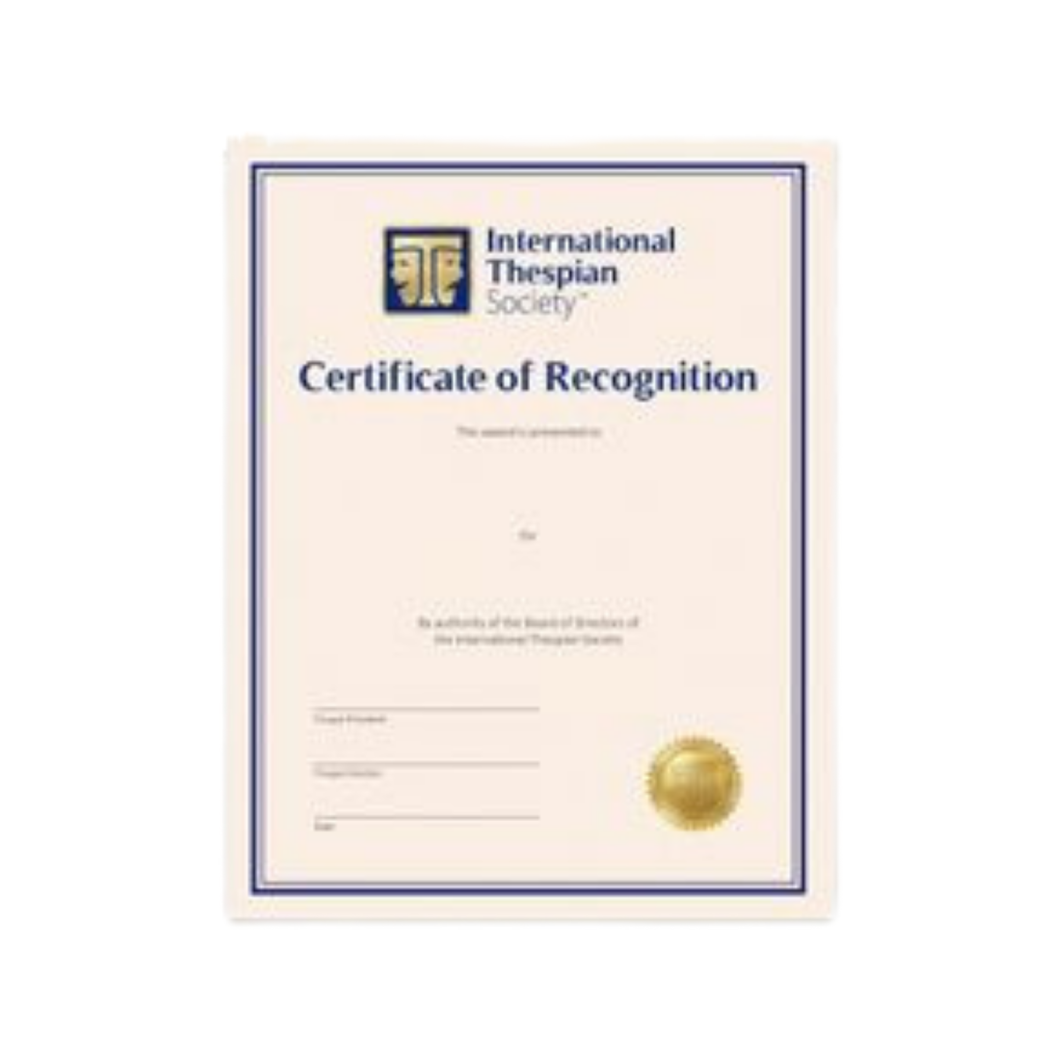 Cert of Recognition PK5