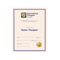 Honor Thespian Cert PK5