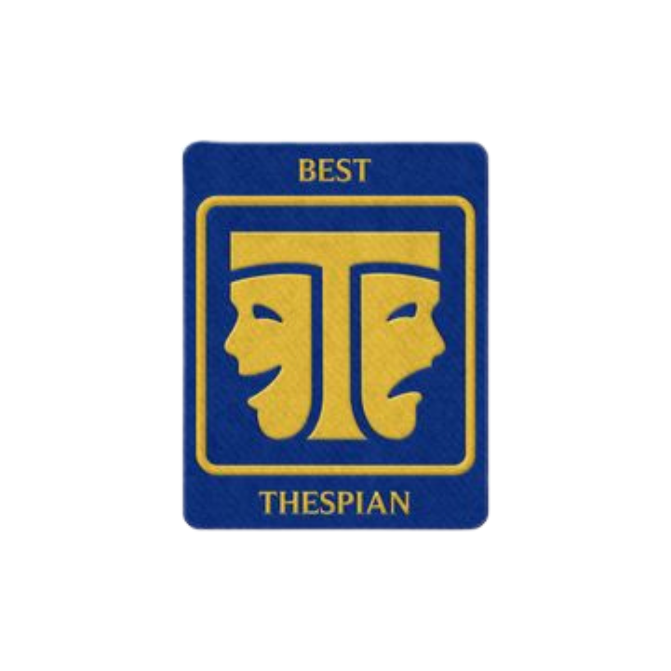 ITS Best Thespian Letter Patch
