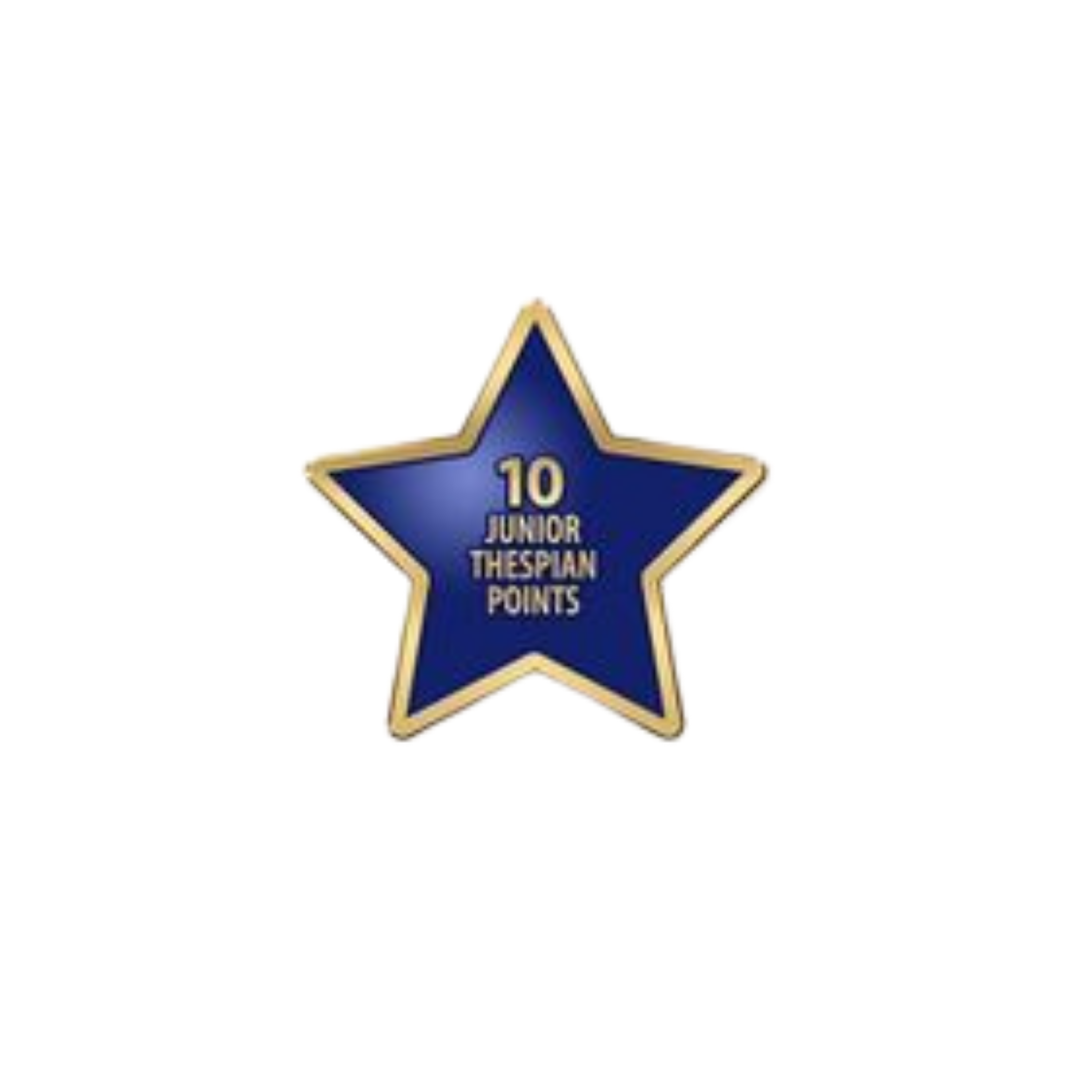 Junior Thespian Point Star Pin