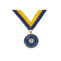 Recognition Medallion SM BLUE/GOLD Rib