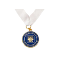 Recognition Medallion SM White Rib