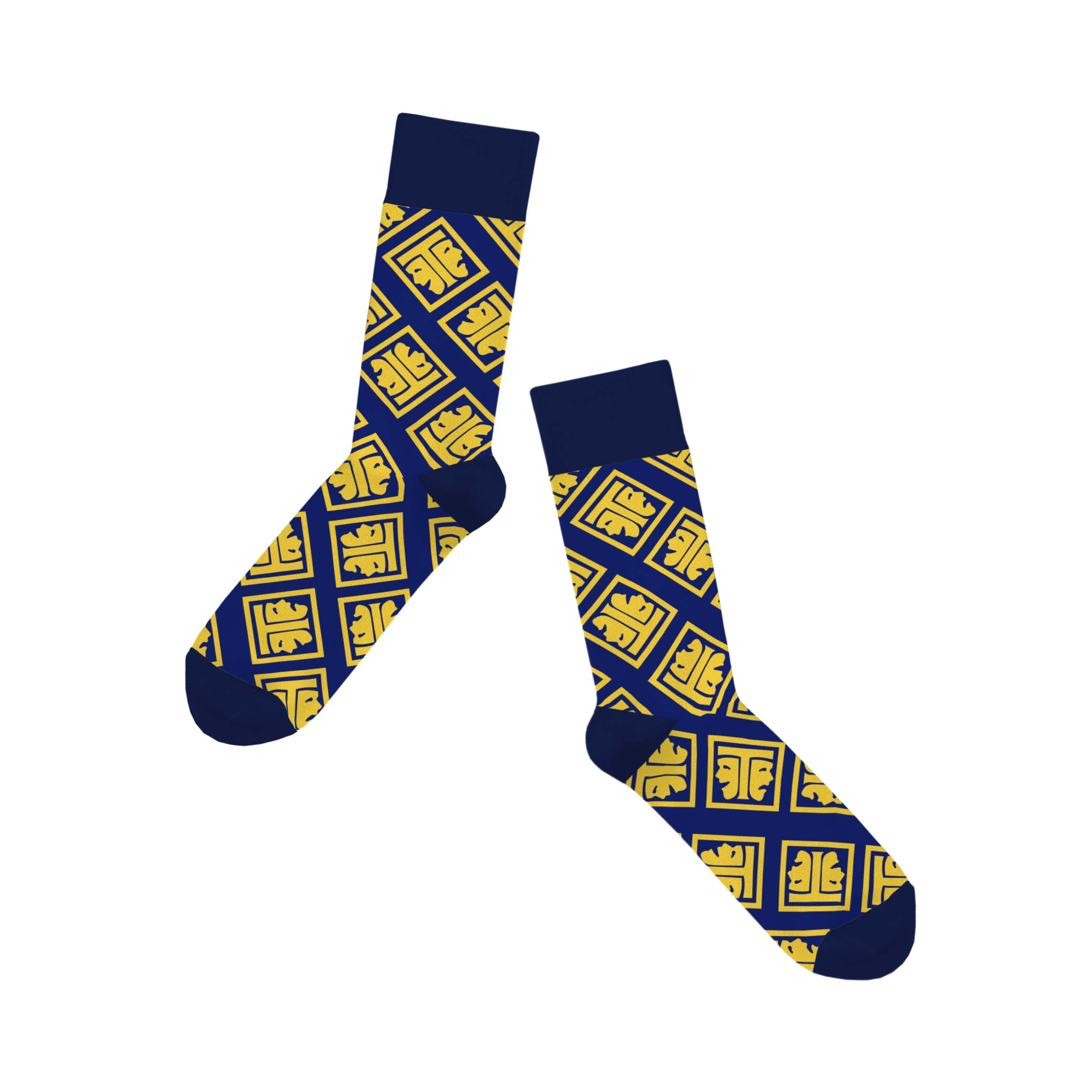 Thespian Mask Pattern Socks