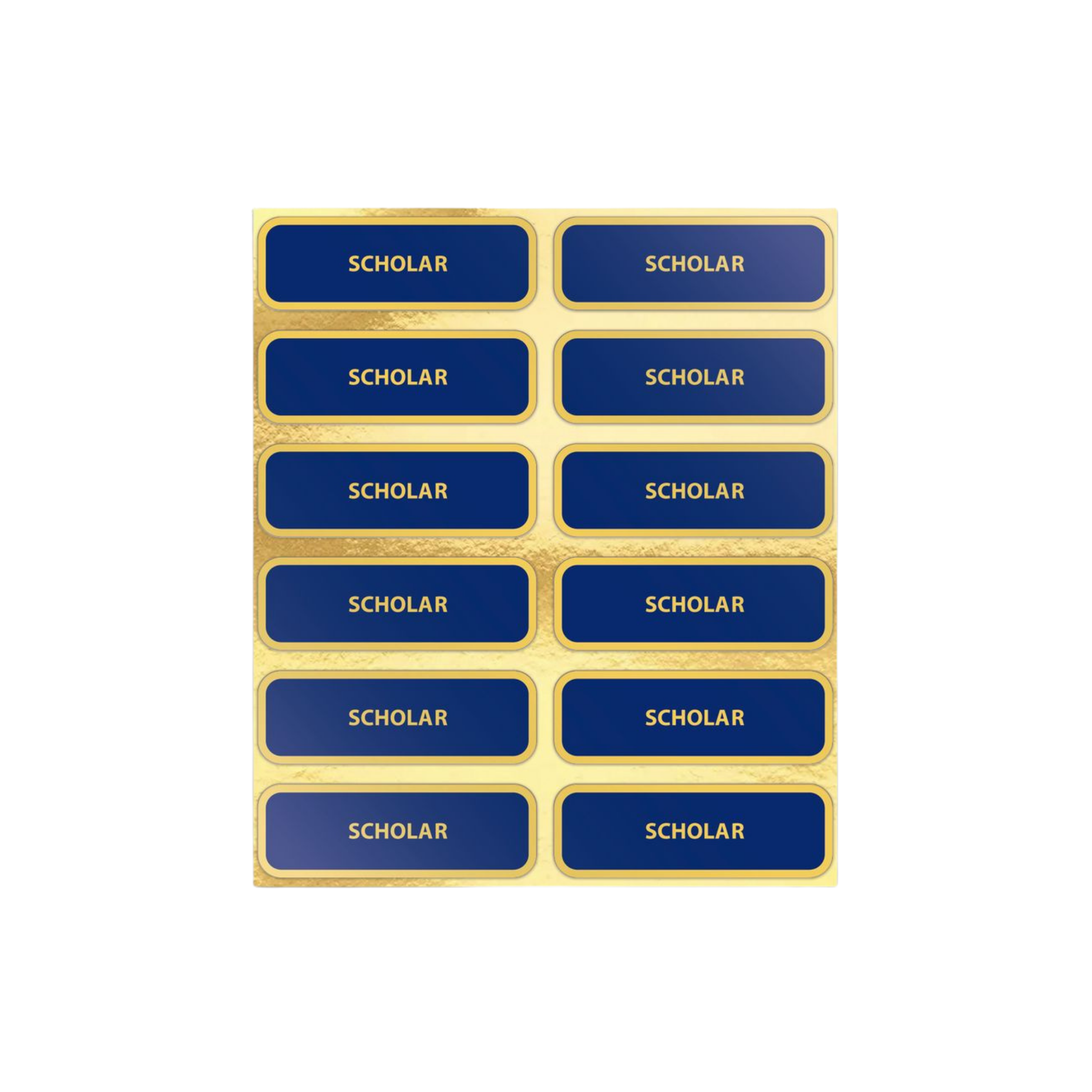 Scholar Stickers Sheet of 12