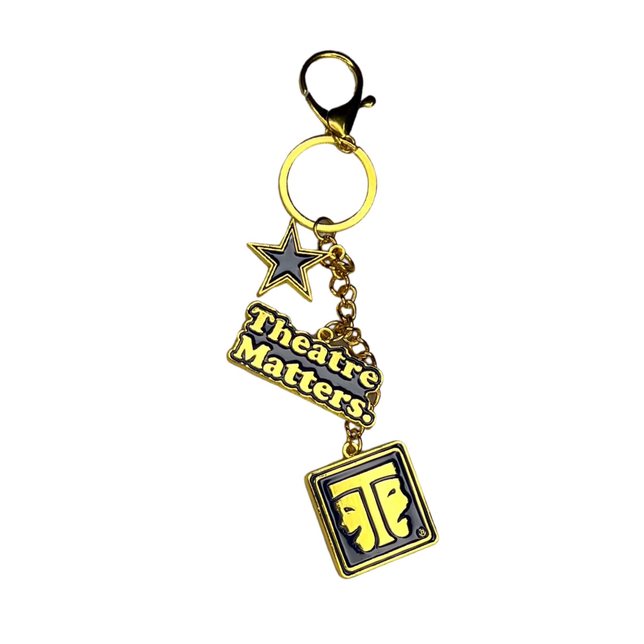 Thespian Theatre Matters Bag Charm Keychain